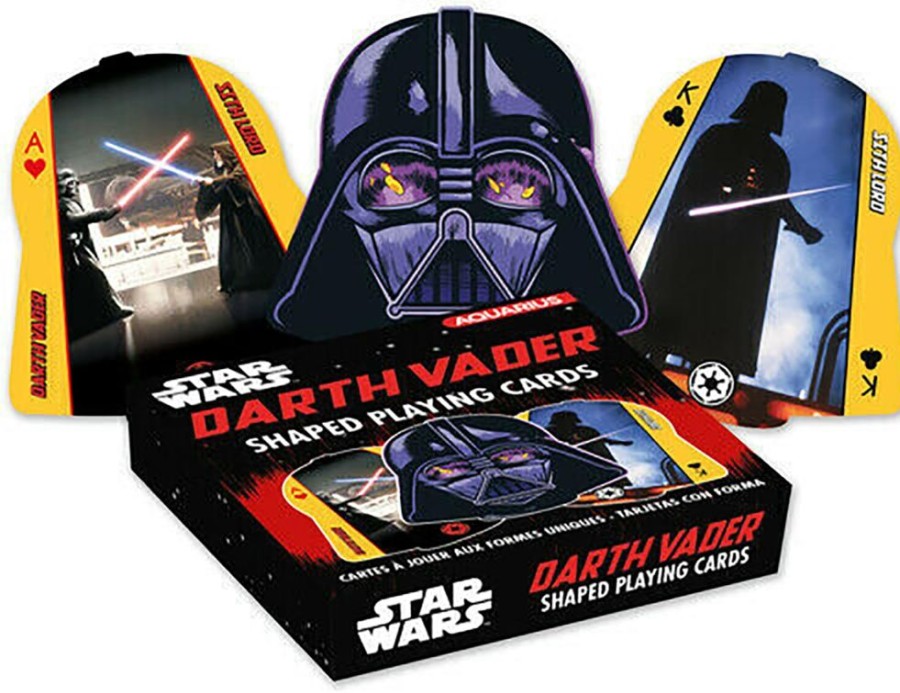 Toynk Star Wars Darth Vader Shaped Playing Cards | 52 Card Deck + 2 Jokers | Playing Cards