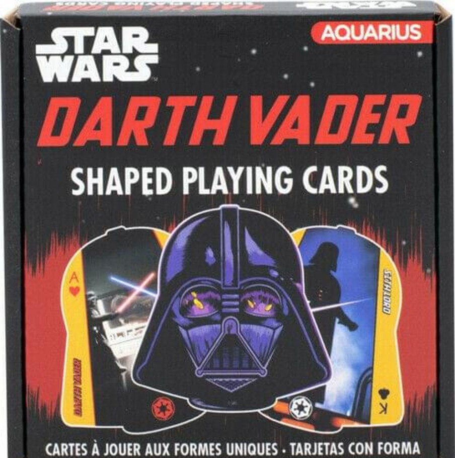 Toynk Star Wars Darth Vader Shaped Playing Cards | 52 Card Deck + 2 Jokers | Playing Cards