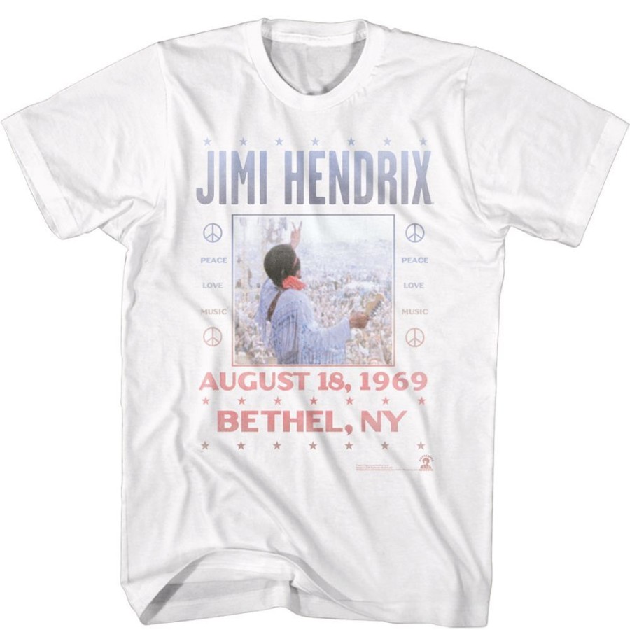 MeTV Custom Brands Jimi Hendrix - Woodstock | Band And Artist Apparel