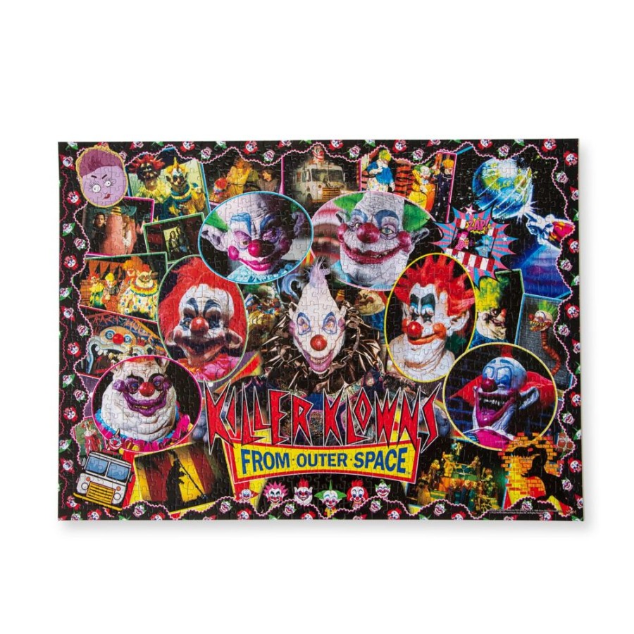 Toynk Killer Klowns From Outer Space Kollage B 1000-Piece Jigsaw Puzzle For Adults | 28 X 20 Inches | Puzzles