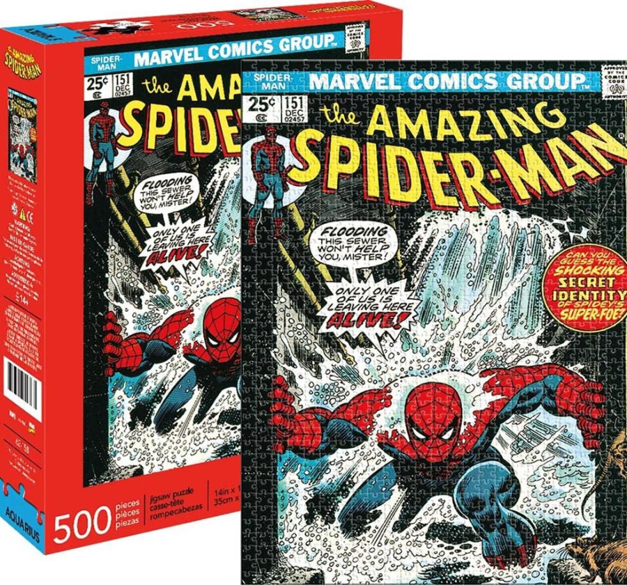 Toynk Marvel Spider-Man #151 Comic Cover 500 Piece Jigsaw Puzzle | Puzzles