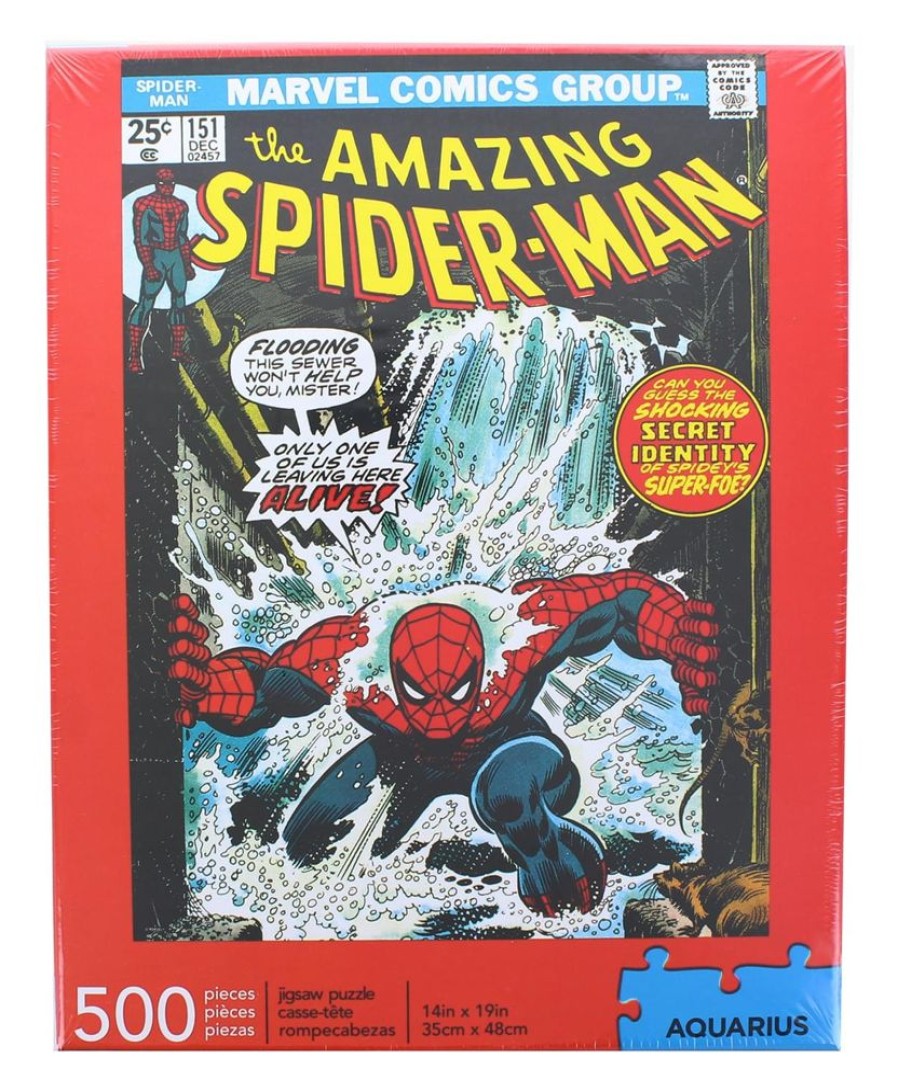 Toynk Marvel Spider-Man #151 Comic Cover 500 Piece Jigsaw Puzzle | Puzzles