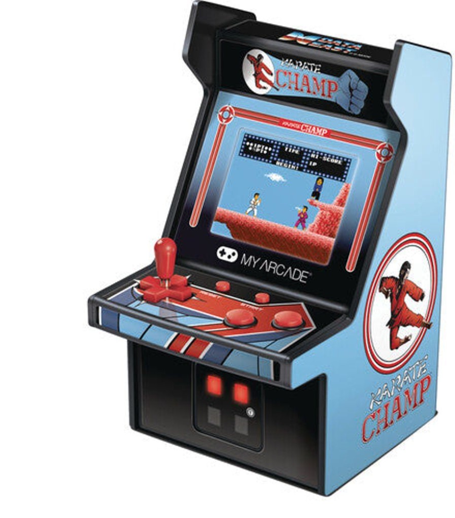 MeTV Entertainment My Arcade Dgunl-3204 Karate Champ Micro Player Retro Arcade Machine - 6 Inch | Handheld Video Games