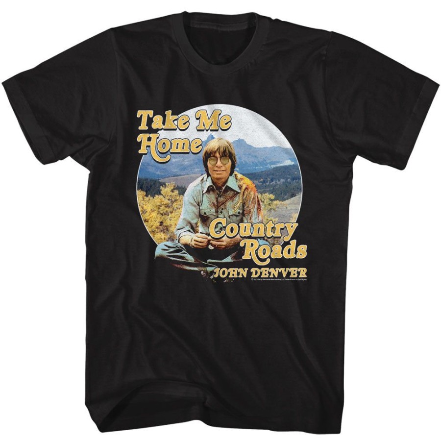 MeTV Custom Brands John Denver - Circle Mountain Range | Band And Artist Apparel