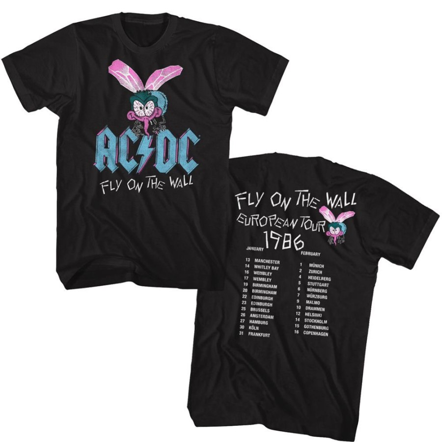 MeTV Custom Brands Ac/Dc - Fly On The Wall Euro Tour | Band And Artist Apparel