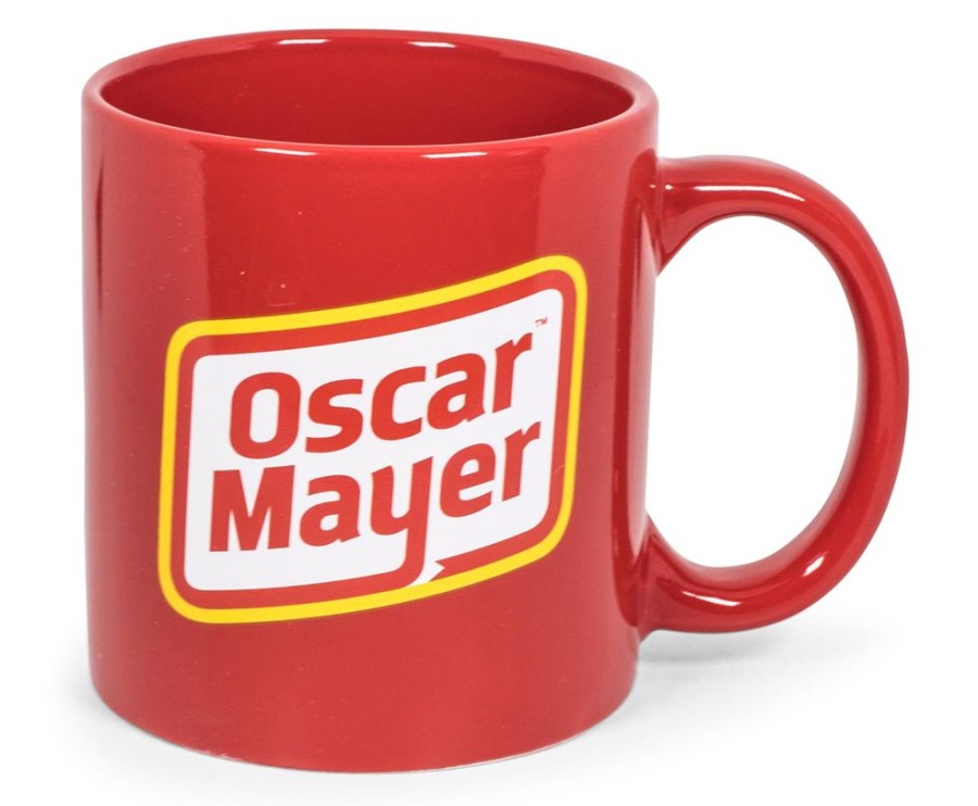 Toynk Oscar Mayer Hot Dog Logo Ceramic Coffee Mug | Holds 16 Ounces | Drinkware