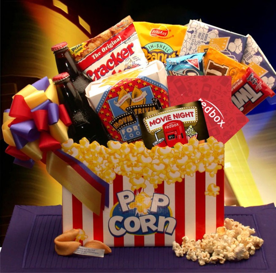 GBDS Movie Night Mania Blockbuster Gift Box | Movie Night Gift Baskets