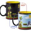 Toynk Sonic The Hedgehog Heat Changing 16-Bit Ceramic Coffee Mug | Holds 16 Ounces | Drinkware