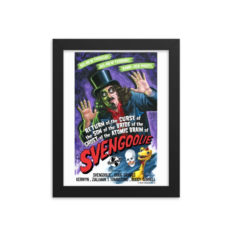 MeTV Custom Products The Horror Of Svengoolie Poster Svengoolie® Art Print By Bill Morrison (2022 Series) | Posters & Prints