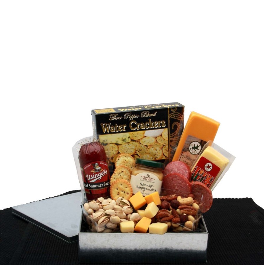 GBDS Gourmet Sausage & Cheese Snack Sampler | Gourmet Gift Baskets