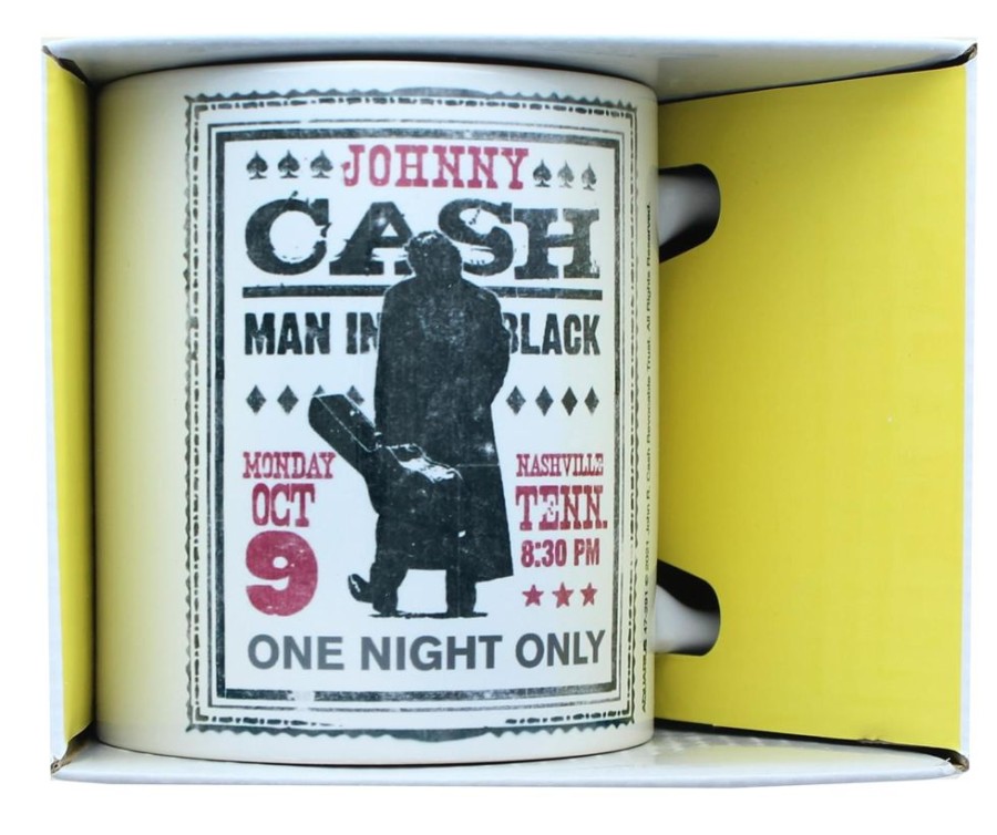 Toynk Johnny Cash One Night Only 11 Ounce Ceramic Mug | Drinkware