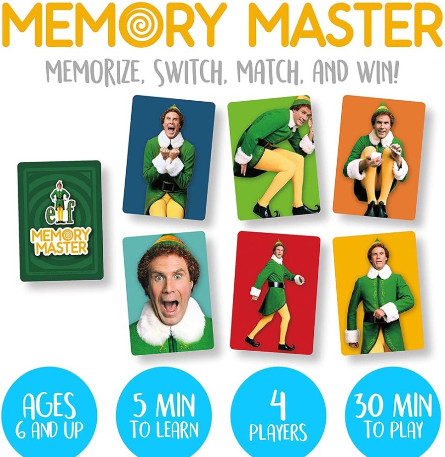 Toynk Elf Memory Master Card Game | Retro Toys & Games