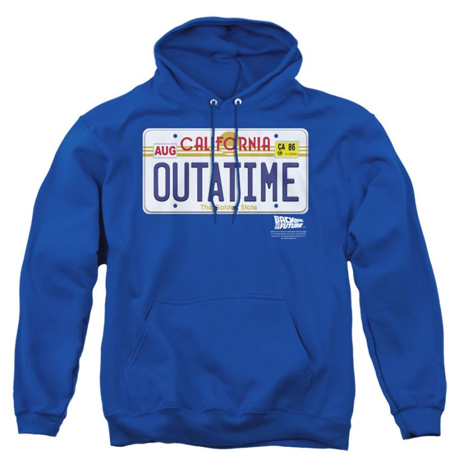 MeTV Custom Classics Back To The Future - Outatime License Plate | Pull-Over Hoodies