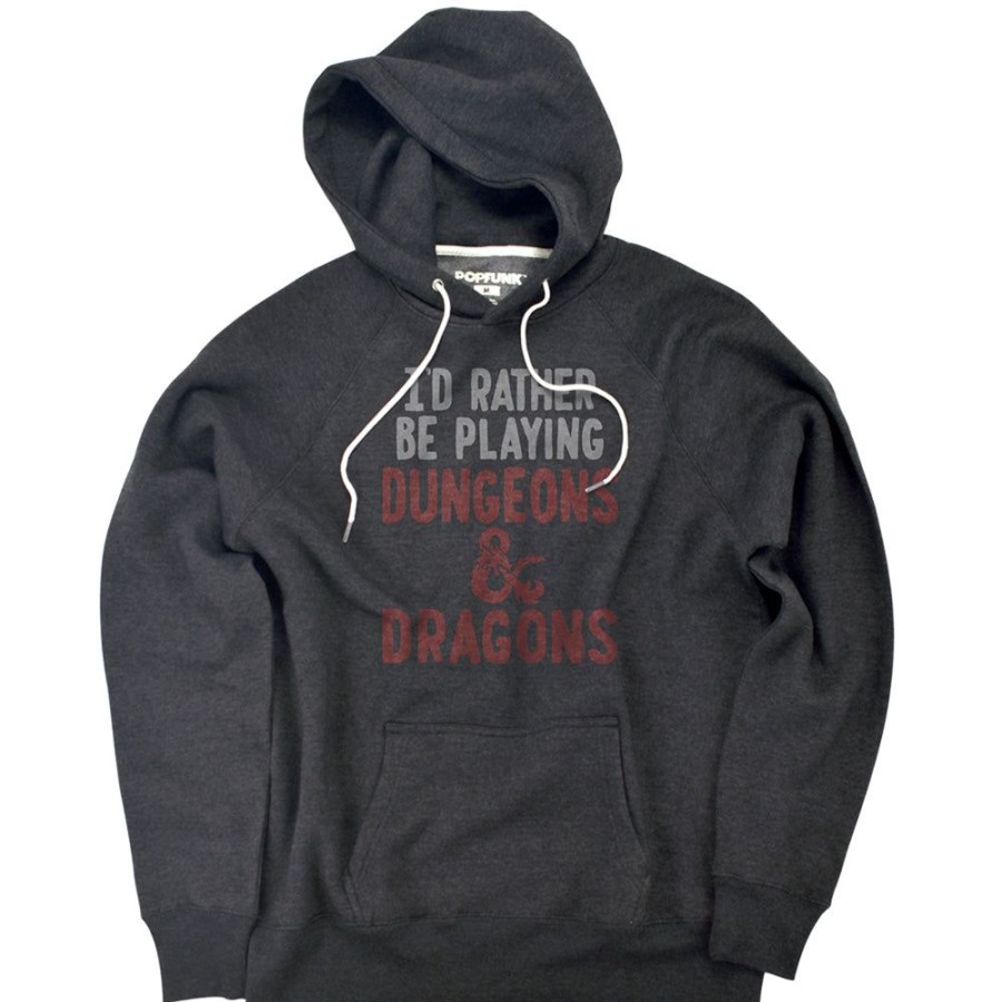 Popfunk Dungeons And Dragons - Rather Be Playing D&D | Pull-Over Hoodies