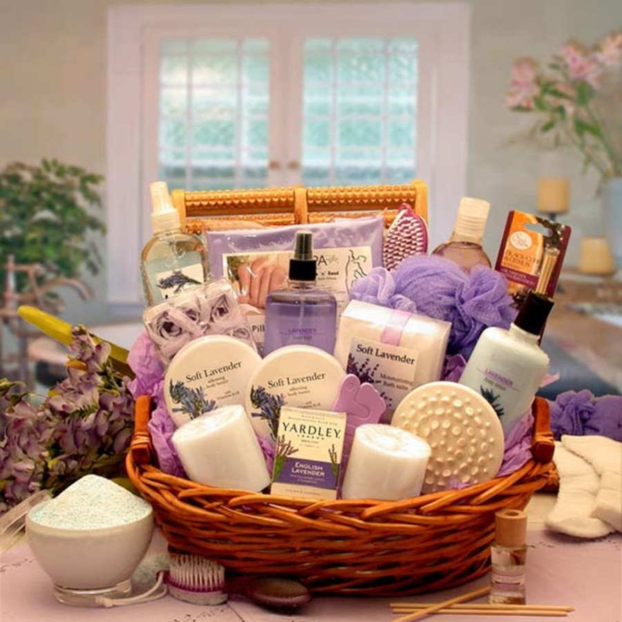 GBDS The Essence Of Lavender Spa Gift Basket | Spa Gift Baskets