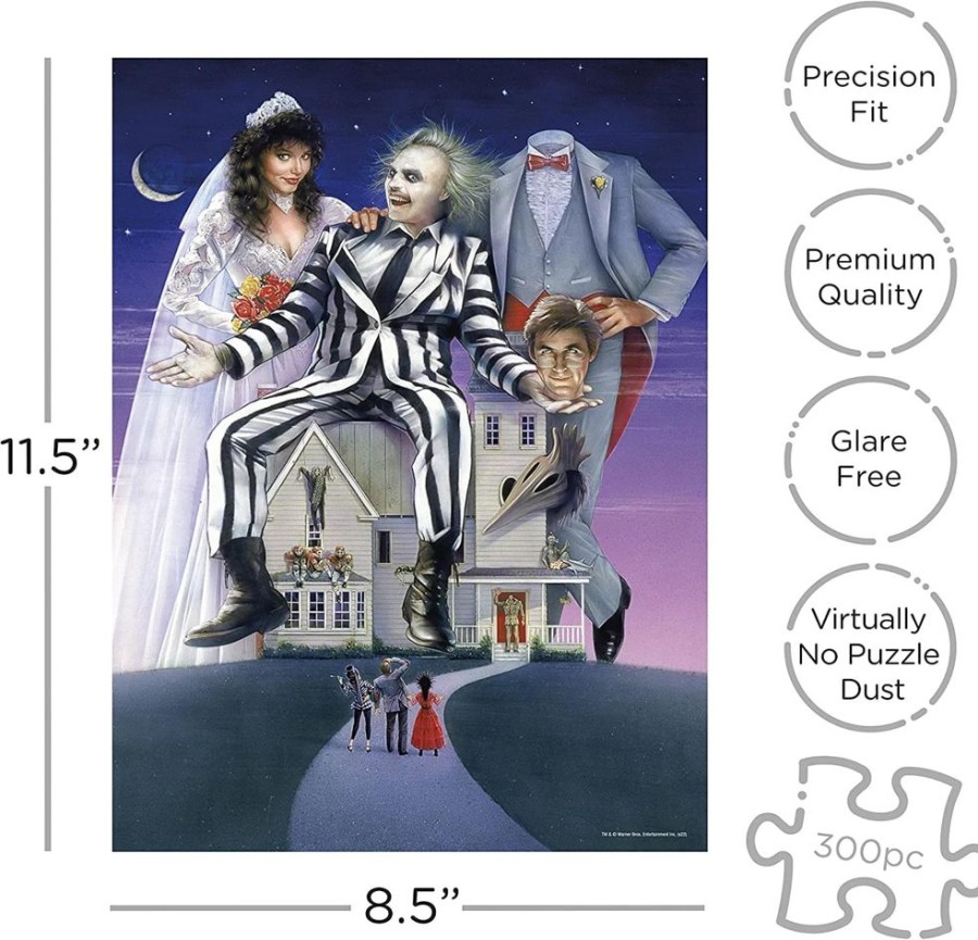 Toynk Beetlejuice 300 Piece Vhs Jigsaw Puzzle | Puzzles