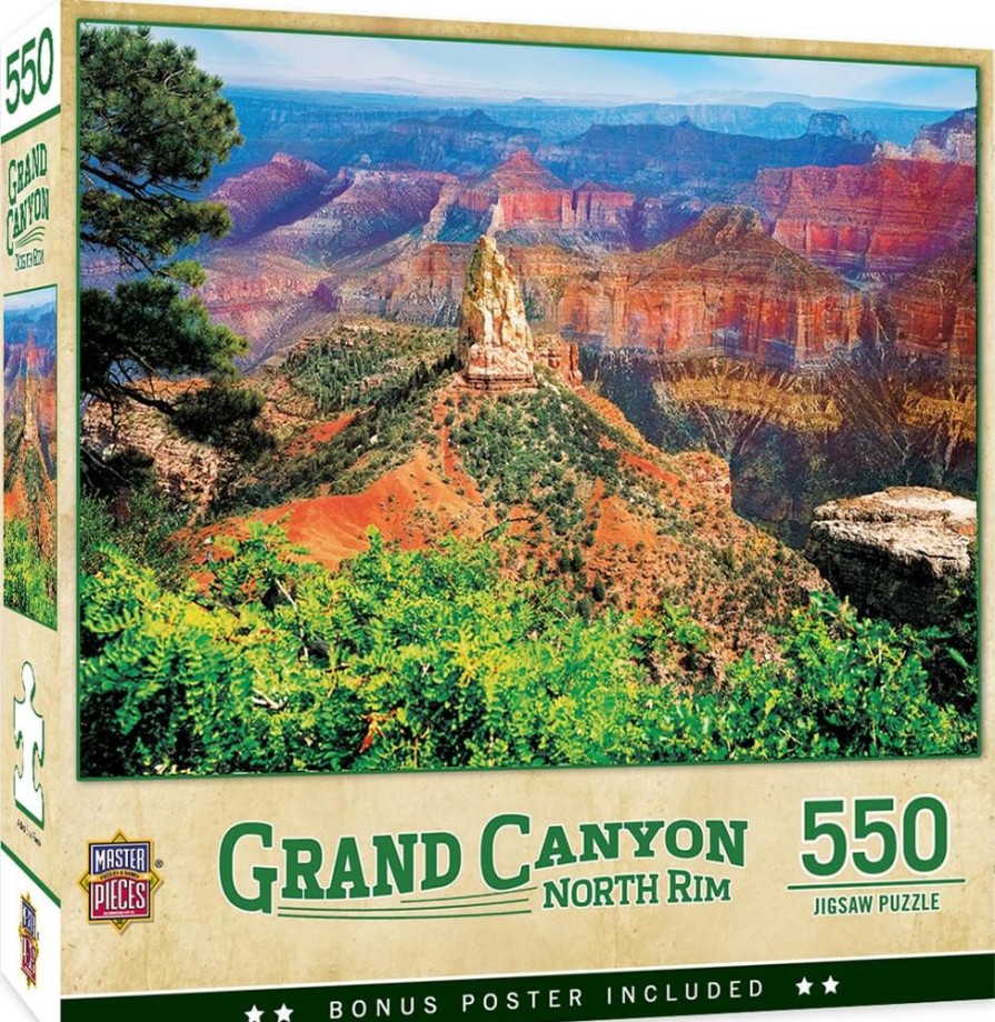 Toynk Grand Canyon North Rim 550 Piece Jigsaw Puzzle | Retro Toys & Games