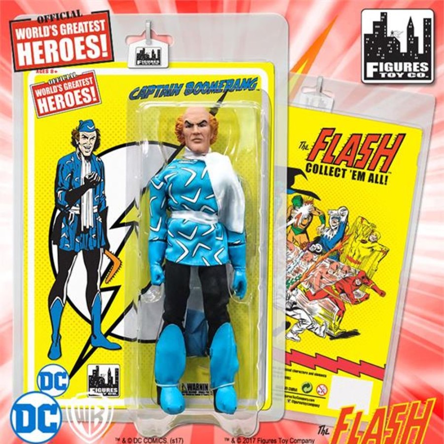 MeTV Figures Flash Retro 8 Inch Action Figures Series 1: Captain Boomerang | Heroes & Villains