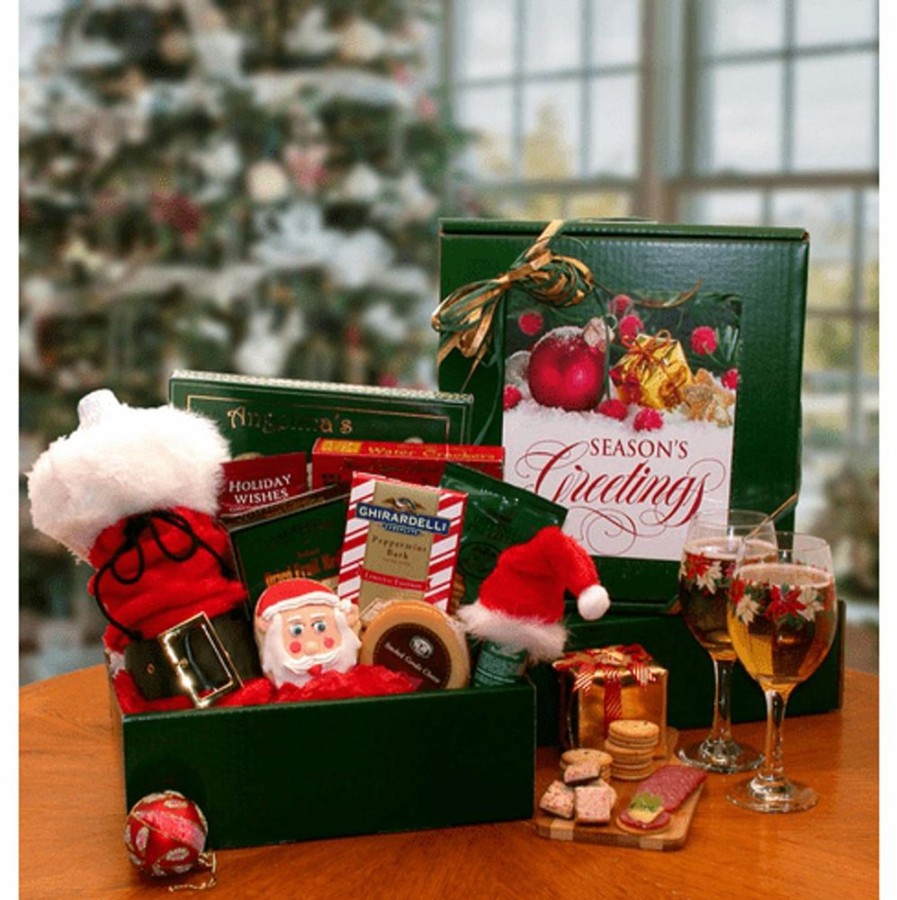 GBDS Seasons Greetings Holiday Gift Box | Gourmet Gift Baskets