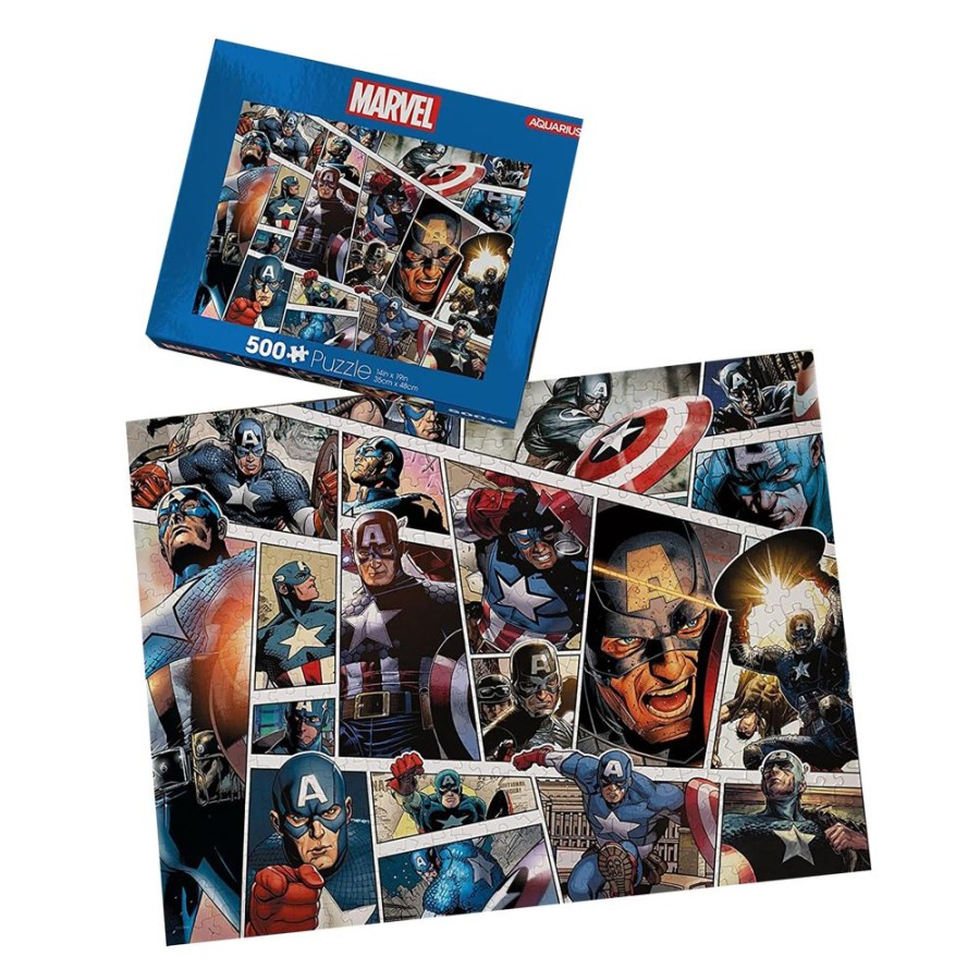 Toynk Marvel Captain America Panels 500 Piece Jigsaw Puzzle | Puzzles