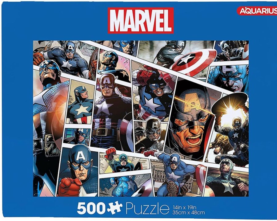 Toynk Marvel Captain America Panels 500 Piece Jigsaw Puzzle | Puzzles