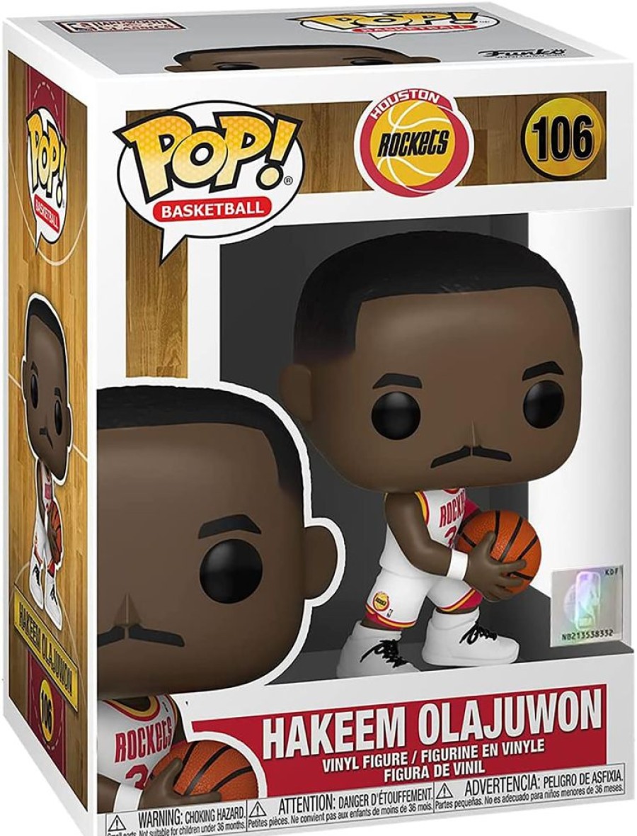 Toynk Houston Rockets Funko Nba Pop Vinyl Figure | Hakeem Olajuwon (Home) | Funko Pops!