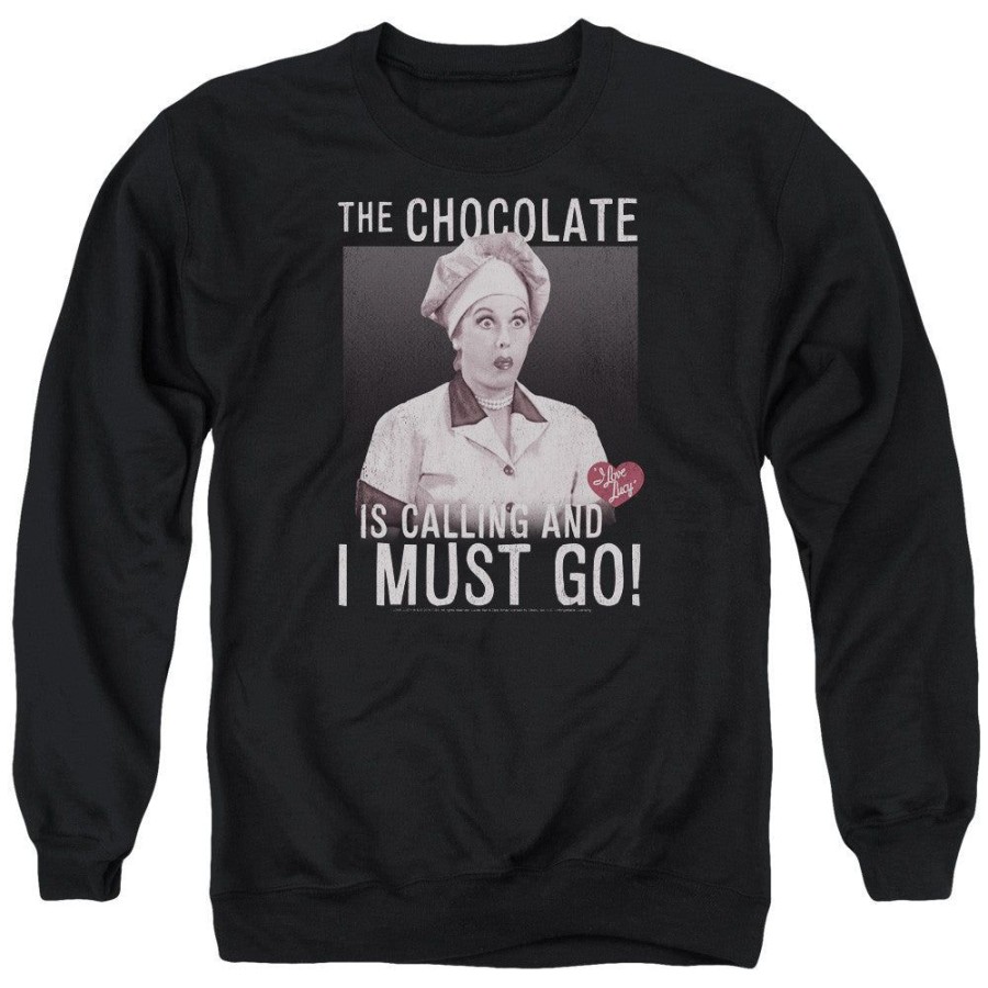 MeTV Custom Classics I Love Lucy - Chocolate Calling | Crewneck Sweatshirts