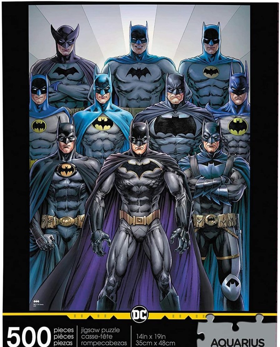 Toynk Dc Comics Batman Batsuits 500 Piece Jigsaw Puzzle | Retro Toys & Games