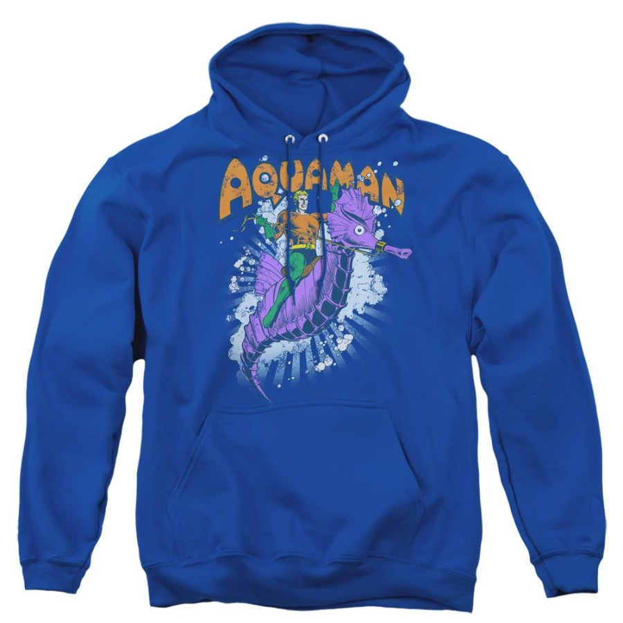 MeTV Custom Classics Aquaman - Ride Free | Pull-Over Hoodies