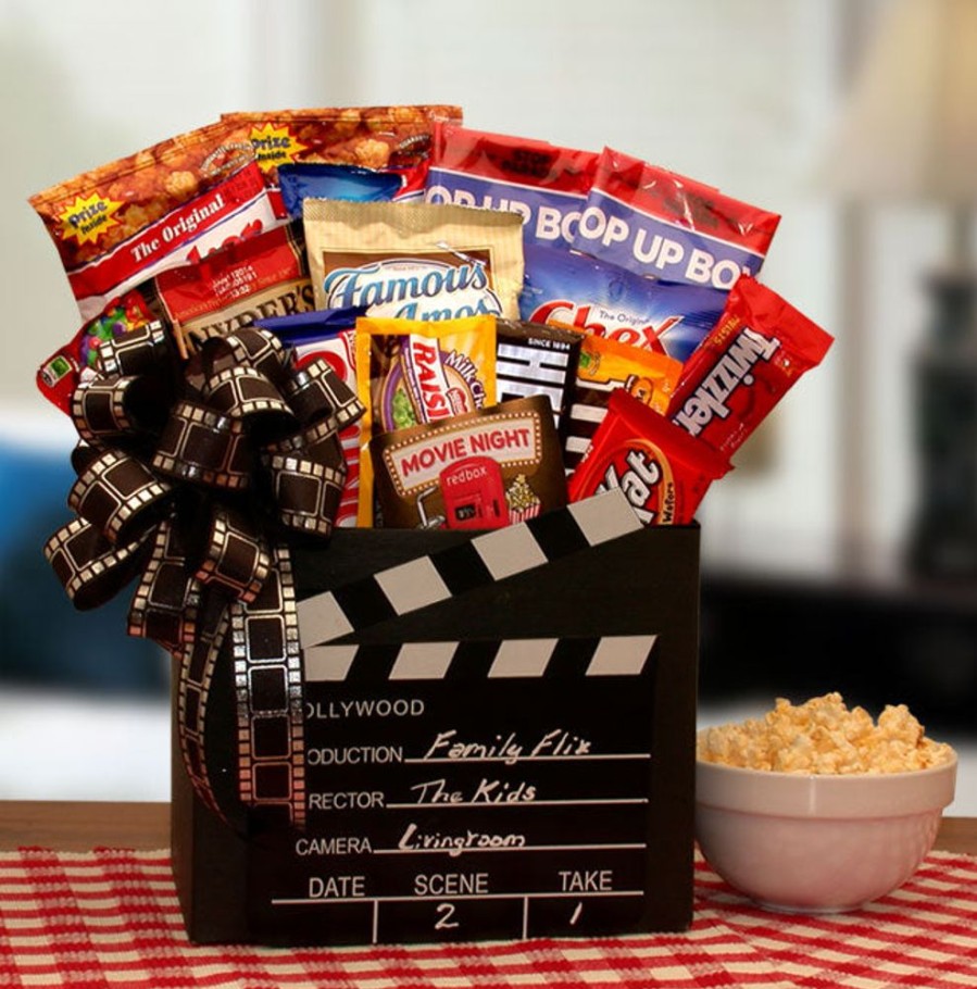 GBDS Family Flix Movie Gift Box | Movie Night Gift Baskets