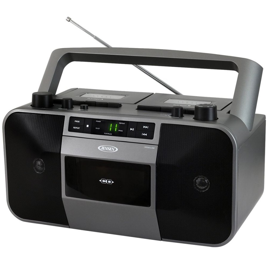 Jensen Jensen Portable Stereo Cd Player Dual Cassette Deck Recorder With Am/Fm Radio | Radios