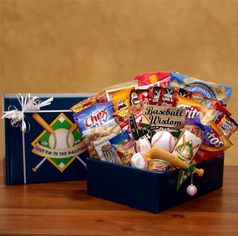 GBDS Take Em To The Ballpark Baseball Gift Pack | Sports Fan Gift Baskets