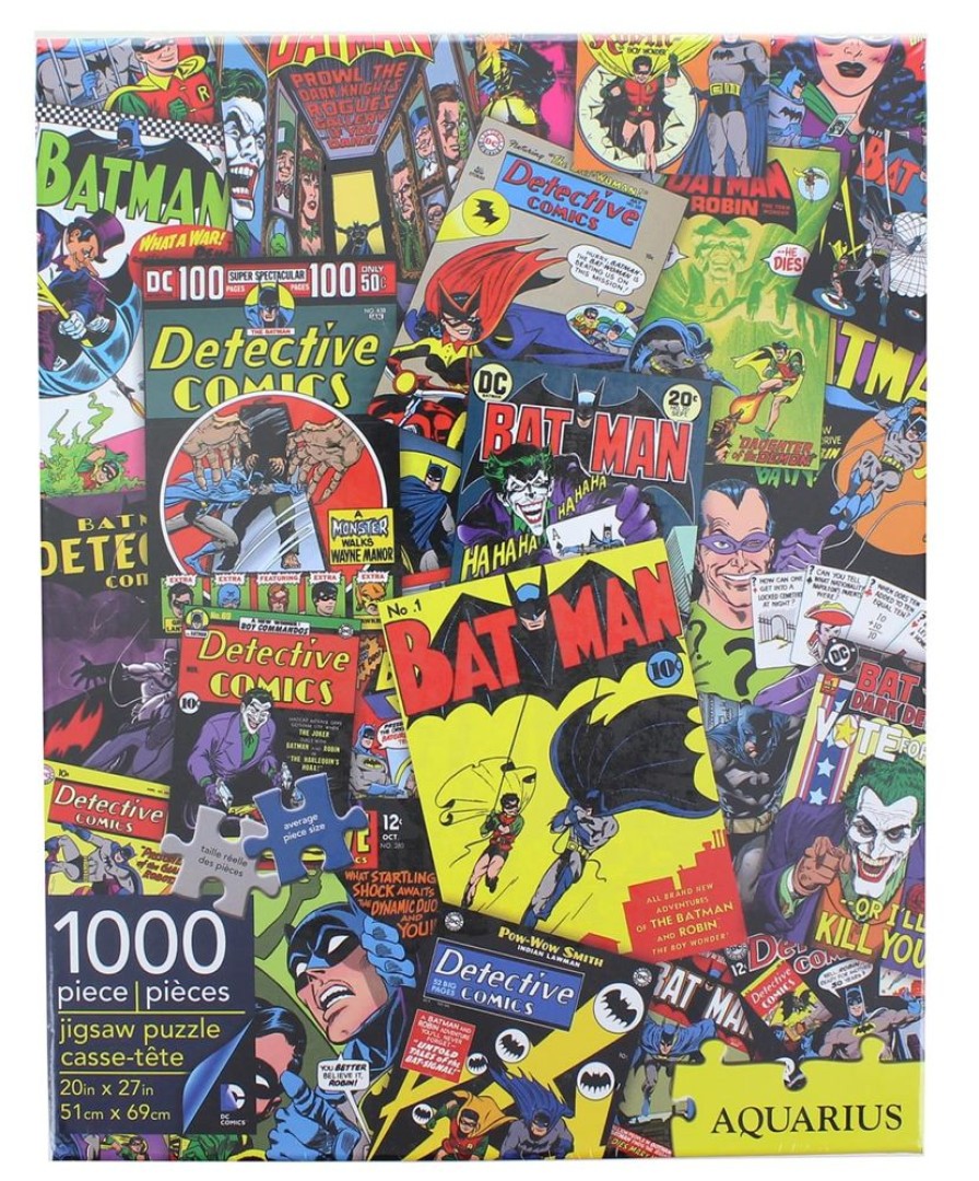 Toynk Dc Comics Batman Comic Collage 1000 Piece Jigsaw Puzzle | Retro Toys & Games