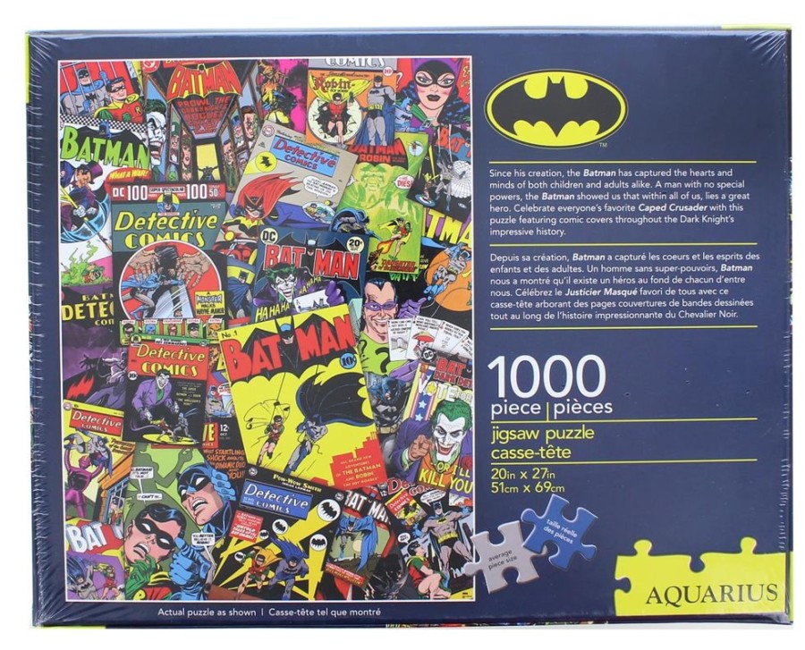 Toynk Dc Comics Batman Comic Collage 1000 Piece Jigsaw Puzzle | Retro Toys & Games