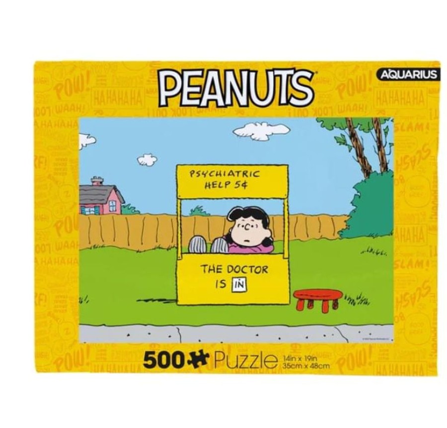 Toynk Peanuts Lucy Doctor Is In 500 Piece Jigsaw Puzzle | Retro Toys & Games