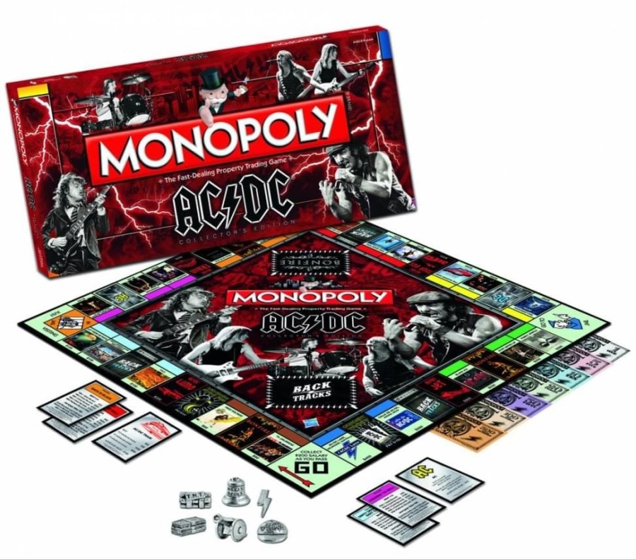 Toynk Monopoly Ac/Dc Boardgame | Retro Toys & Games