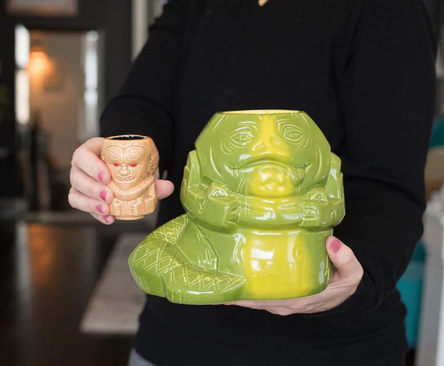 Toynk Star Wars - Geeki Tikis Star Wars Jabba The Hutt & Bib Fortuna Collectible Mugs | Set Of 2 | Drinkware