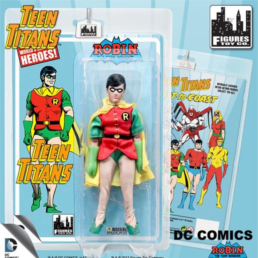 MeTV Figures Teen Titans 7 Inch Action Figures Series Two: Robin | Heroes & Villains