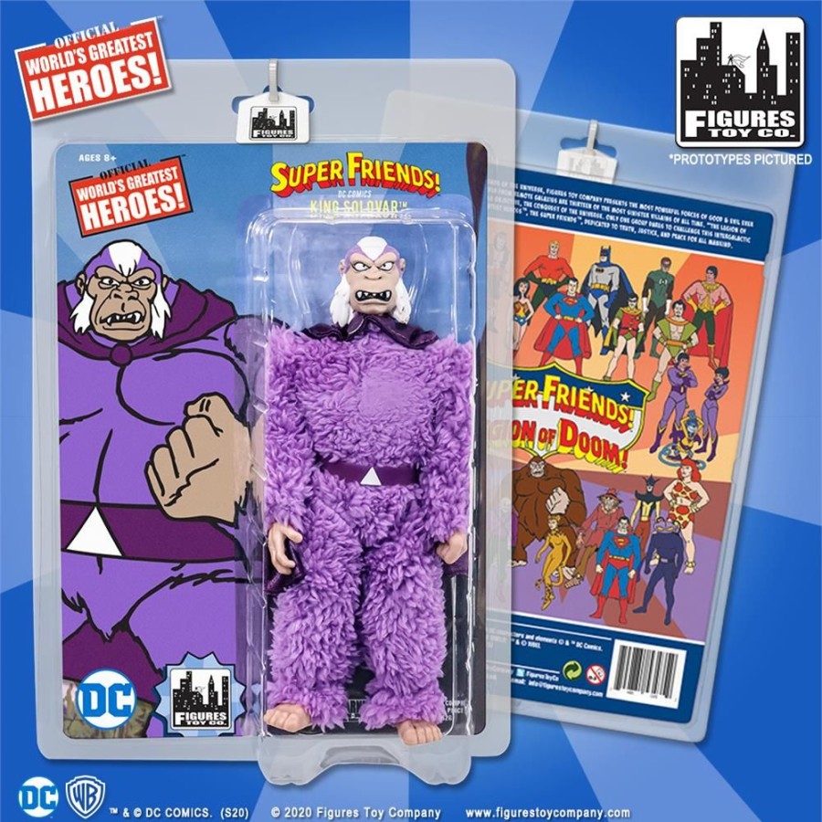 MeTV Figures Super Friends Action Figures Series: King Solovar | Heroes & Villains