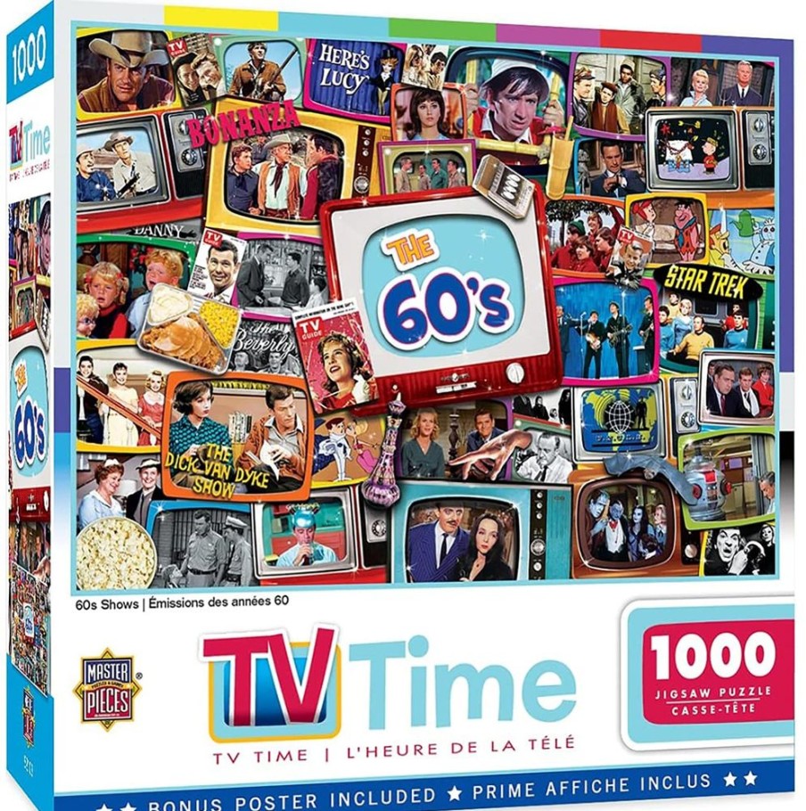 Toynk Tv Time The 60S 1000 Piece Jigsaw Puzzle | Puzzles