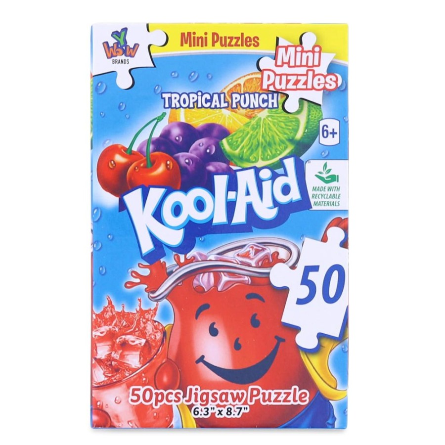 Toynk Kool-Aid 50 Piece Mini Jigsaw Puzzle | Tropical Punch | Puzzles