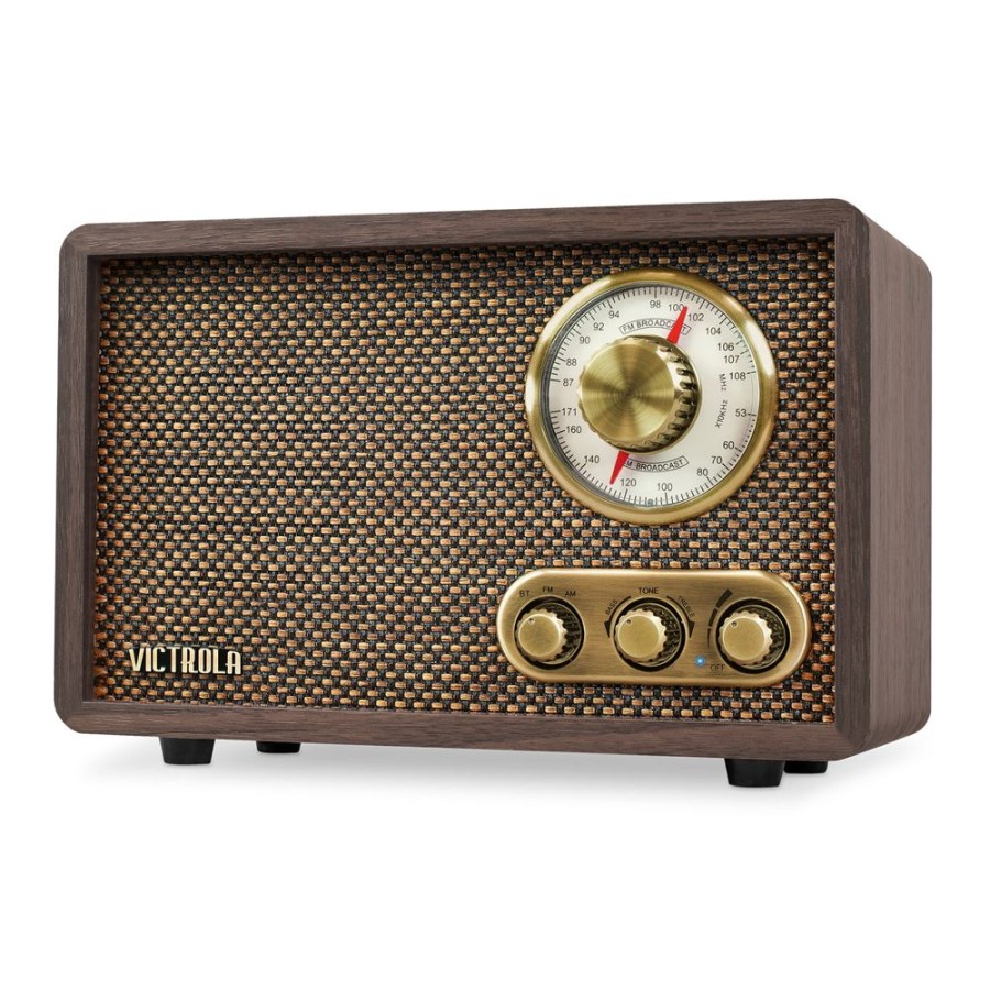 Victrola Victrola Willow Retro Wood Bluetooth Fm/Am Radio With Rotary Dial | Radios