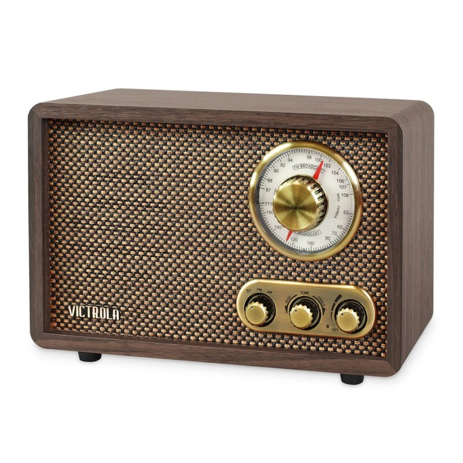 Victrola Victrola Willow Retro Wood Bluetooth Fm/Am Radio With Rotary Dial | Radios