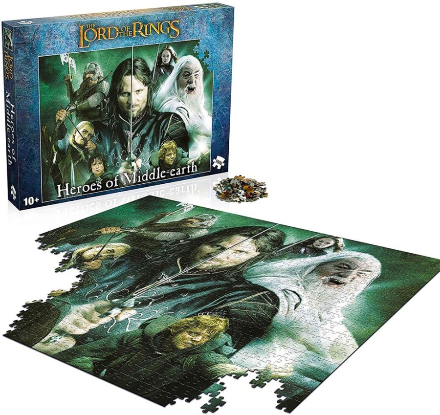 Toynk Lord Of The Rings Heroes Of Middle Earth 1000 Piece Jigsaw Puzzle | Puzzles