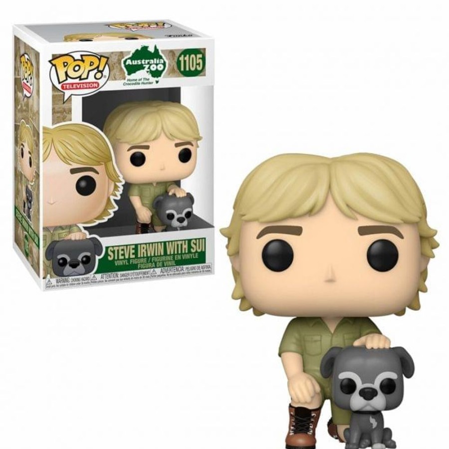 Toynk Crocodile Hunter Funko Pop Vinyl Figure | Steve Irwin W/ Sui | Funko Pops!