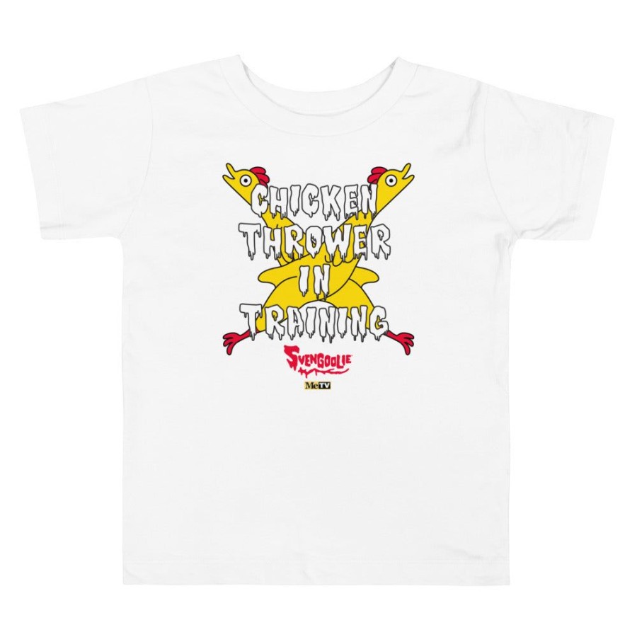 MeTV Custom Products Svengoolie® Chicken Thrower In Training T-Shirt | Svengoolie Kids