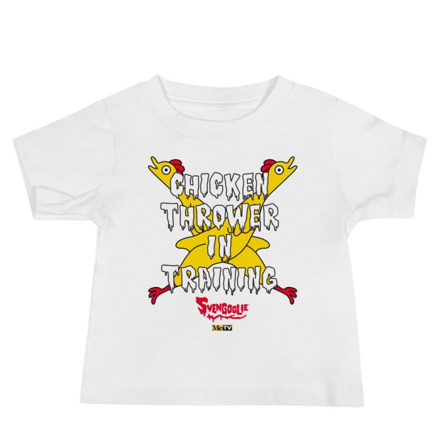 MeTV Custom Products Svengoolie® Chicken Thrower In Training T-Shirt | Svengoolie Kids