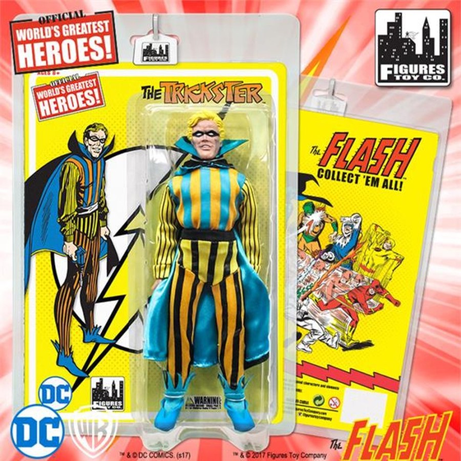 MeTV Figures Flash Retro 8 Inch Action Figures Series 1: Trickster | Heroes & Villains