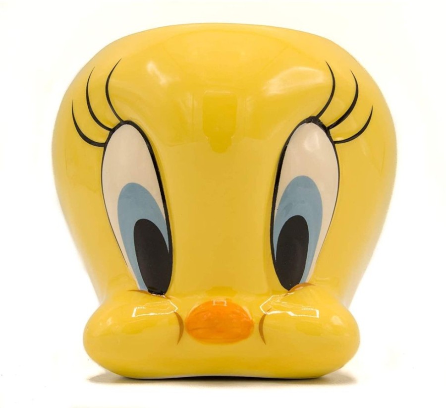 Toynk Looney Toons Tweety Bird 3D Sculpted Ceramic Mug | Holds 20 Ounces | Looney Tunes