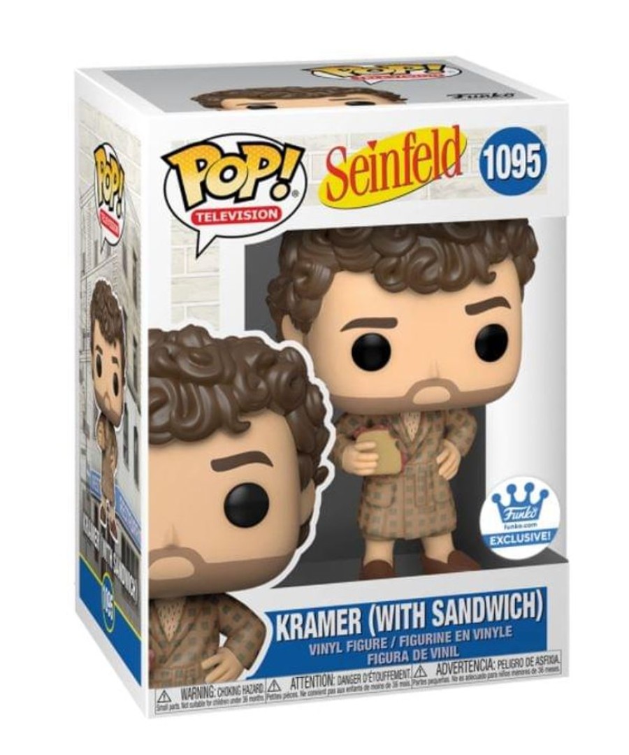 Toynk Seinfeld Funko Pop Vinyl Figure | Kramer With Sandwich | Funko Pops!